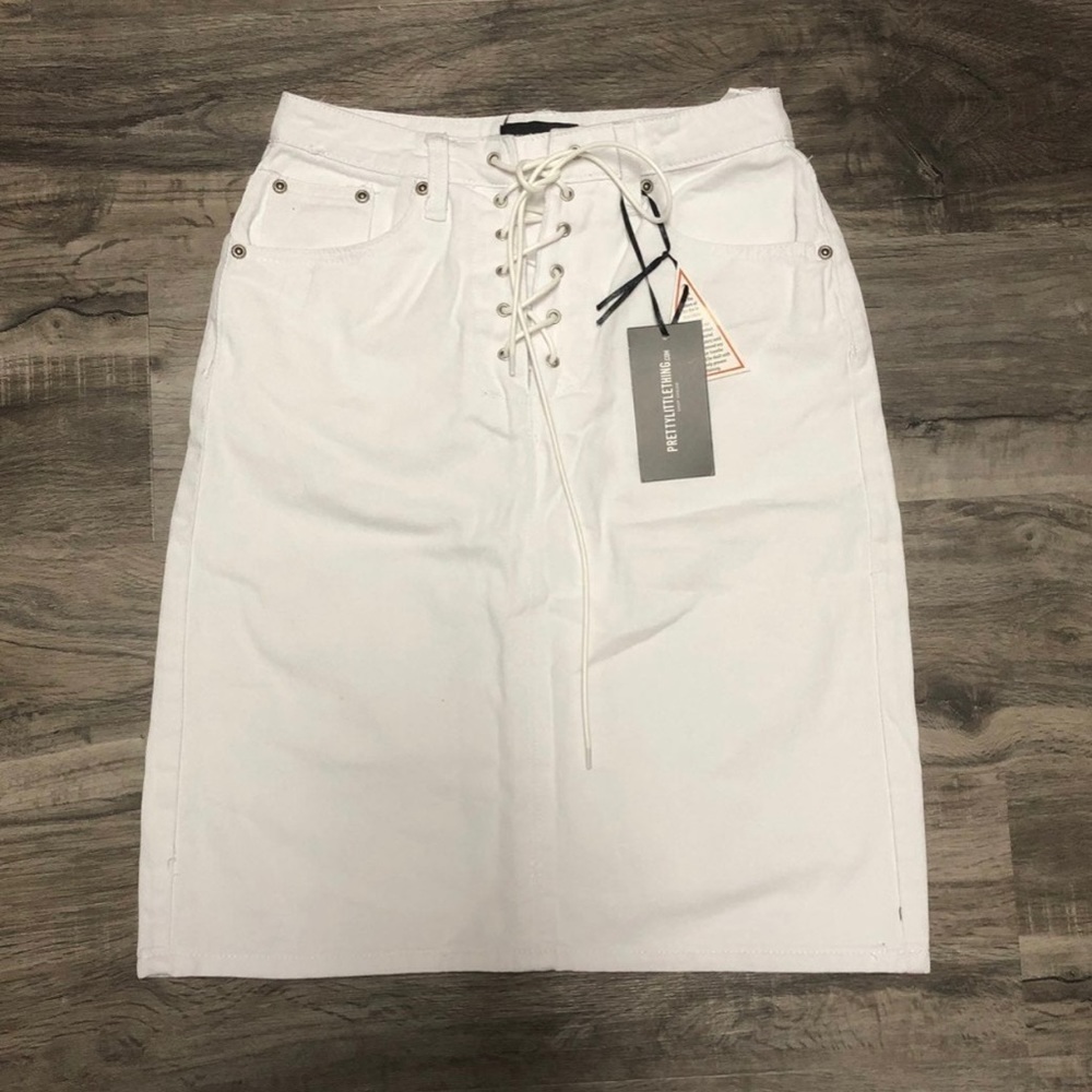 PrettyLittleThing Denim Skirt
